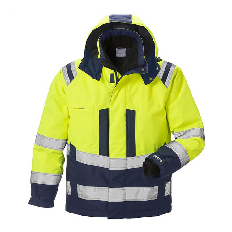Men's Waterproof Reflective Yellow Fluorescent Jacket 