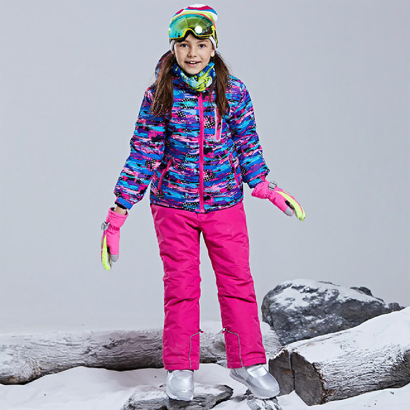 Traje de esquí con aislamiento para niña