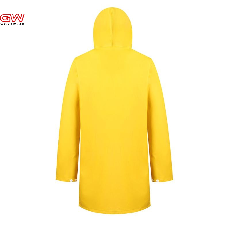 Women's waterproof PU raincoat