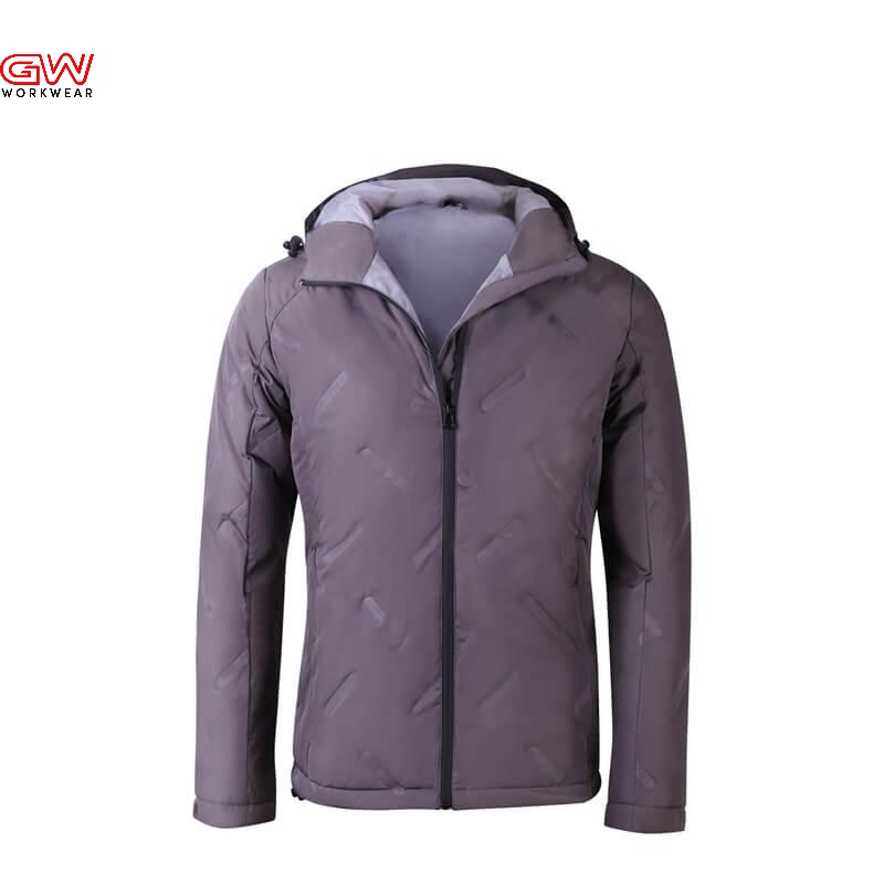 Mens quilted padded coat
