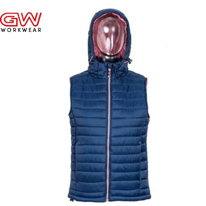 Women's quilted padded vest