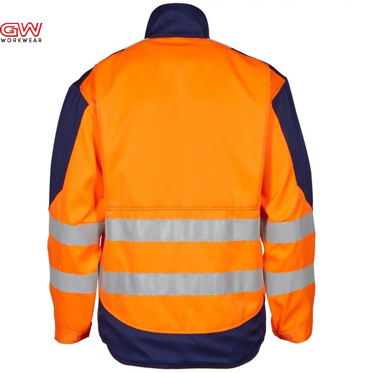 High visibility winter jacket