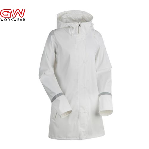 Women's lightweight waterproof jacket with hood